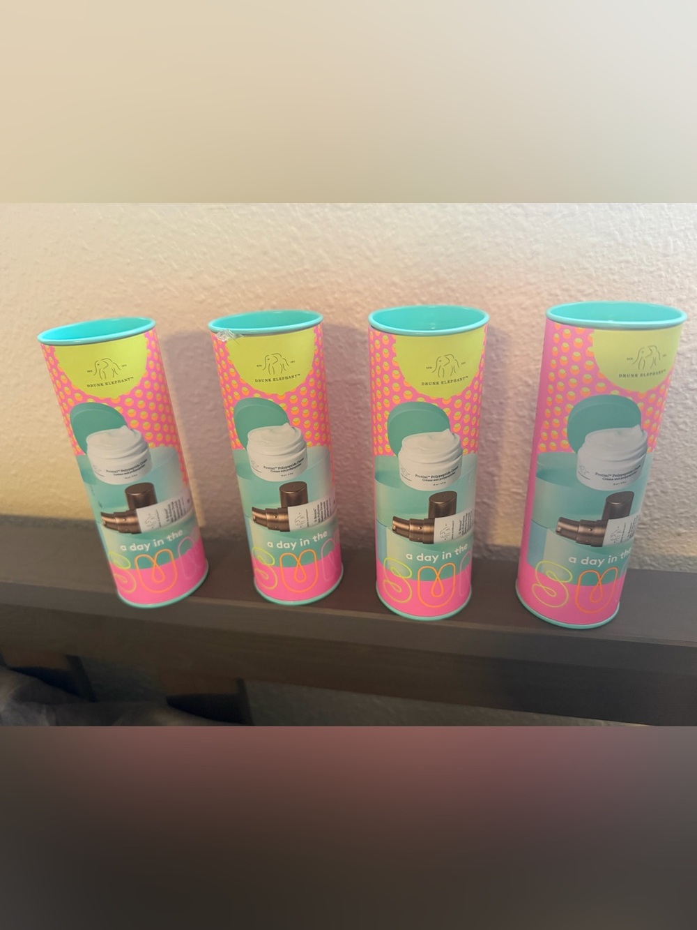 Drunk Elephant Skincare Set - Pink, Teal & Yellow Packaging